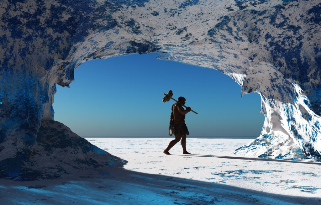 Glacial cave.