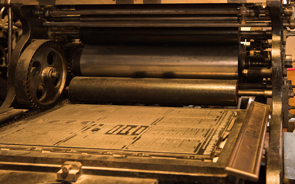 Gutenberg printing press