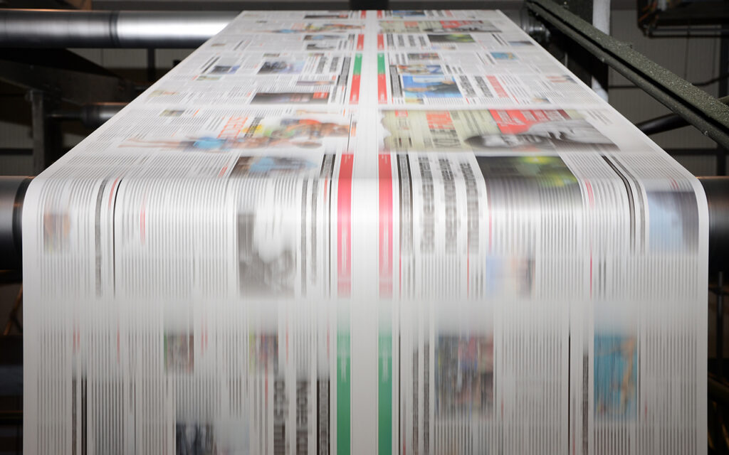 Newspaper printing
