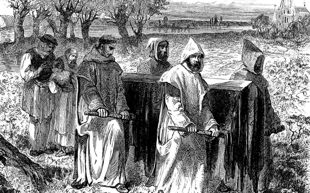 Medieval funeral proceedings